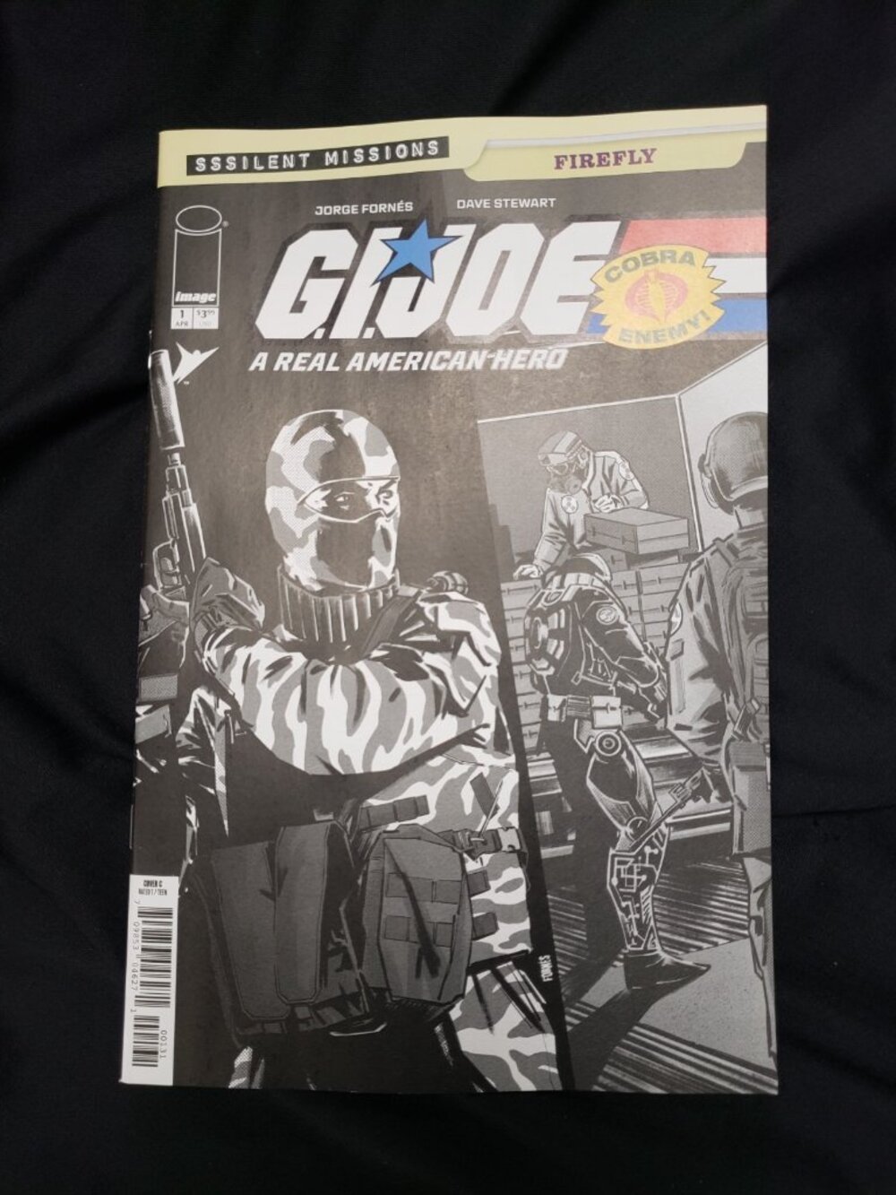 GI Joe SSSilent Missions Firefly #1 Prestige Variant Set A B 1:10 Fornes - Picture 7 of 9